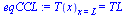 T(x)[x = L] = TL