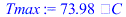 `+`(`*`(73.9751618, `*`(`�C`)))