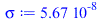 0.5670e-7