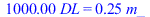 `+`(`*`(0.1e4, `*`(DL))) = `+`(`*`(.2476529106, `*`(m_)))