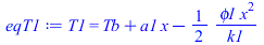 T1 = `+`(Tb, `*`(a1, `*`(x)), `-`(`/`(`*`(`/`(1, 2), `*`(phi1, `*`(`^`(x, 2)))), `*`(k1))))