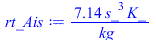 `+`(`/`(`*`(7.142857145, `*`(`^`(s_, 3), `*`(K_))), `*`(kg_)))