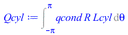 Int(`*`(qcond, `*`(R, `*`(Lcyl))), theta = `+`(`-`(Pi)) .. Pi)