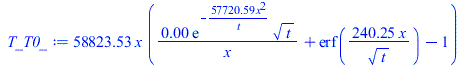 `+`(`*`(58823.52941, `*`(x, `*`(`+`(`/`(`*`(0.2348333044e-2, `*`(exp(`+`(`-`(`/`(`*`(57720.58825, `*`(`^`(x, 2))), `*`(t))))), `*`(`^`(t, `/`(1, 2))))), `*`(x)), erf(`+`(`/`(`*`(240.2510942, `*`(x)), ...