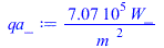 `+`(`/`(`*`(707158.3511, `*`(W_)), `*`(`^`(m_, 2))))
