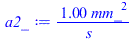 `+`(`/`(`*`(1.000000000, `*`(`^`(mm_, 2))), `*`(s_)))