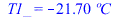 T1_ = `+`(`-`(`*`(21.7002830, `*`(?C))))