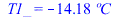 T1_ = `+`(`-`(`*`(14.1769027, `*`(?C))))