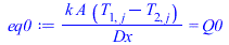 `/`(`*`(k, `*`(A, `*`(`+`(T[1, j], `-`(T[2, j]))))), `*`(Dx)) = Q0