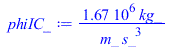 `+`(`/`(`*`(1666666.667, `*`(kg_)), `*`(m_, `*`(`^`(s_, 3)))))