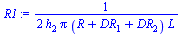 `+`(`/`(`*`(`/`(1, 2)), `*`(h[2], `*`(Pi, `*`(`+`(R, DR[1], DR[2]), `*`(L))))))