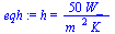 h = `+`(`/`(`*`(50, `*`(W_)), `*`(`^`(m_, 2), `*`(K_))))