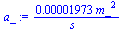 `+`(`/`(`*`(0.1973e-4, `*`(`^`(m_, 2))), `*`(s_)))