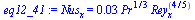 `:=`(eq12_41, Nus[x] = `+`(`*`(0.3e-1, `*`(`^`(Pr, `/`(1, 3)), `*`(`^`(Rey[x], `/`(4, 5)))))))