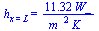 h[x = L] = `+`(`/`(`*`(11.32, `*`(W_)), `*`(`^`(m_, 2), `*`(K_))))
