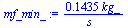 `+`(`/`(`*`(.1435, `*`(kg_)), `*`(s_)))