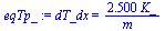 dT_dx = `+`(`/`(`*`(2.500, `*`(K_)), `*`(m_)))