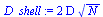 `+`(`*`(2, `*`(D, `*`(`^`(N, `/`(1, 2))))))