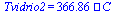 Tvidrio2 = `+`(`*`(366.8640225, `*`(`�C`)))