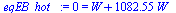 0 = `+`(W, `*`(1082.550846, `*`(W_)))
