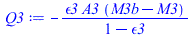 `+`(`-`(`/`(`*`(epsilon3, `*`(A3, `*`(`+`(M3b, `-`(M3))))), `*`(`+`(1, `-`(epsilon3))))))