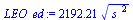 `+`(`*`(2192.209038, `*`(`^`(`*`(`^`(s_, 2)), `/`(1, 2)))))