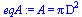 A = `*`(Pi, `*`(`^`(D, 2)))