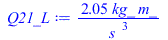 `+`(`/`(`*`(2.054825671, `*`(kg_, `*`(m_))), `*`(`^`(s_, 3))))
