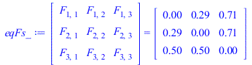 eqFs_ := Matrix(%id = 18446747042303555358) = Matrix(%id = 18446747042303555510); 