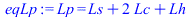 Lp = `+`(Ls, `*`(2, `*`(Lc)), Lh)