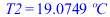 T2 = `+`(`*`(19.0749442, `*`(?C)))