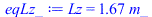 Lz = `+`(`*`(1.669797190, `*`(m_)))