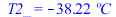 T2_ = `+`(`-`(`*`(38.2233567, `*`(�C))))