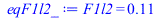 F1l2 = .1060608216