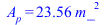 A[p] = `+`(`*`(23.56194490, `*`(`^`(m_, 2))))