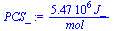 `+`(`/`(`*`(0.547e7, `*`(J_)), `*`(mol_)))