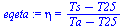 eta = `/`(`*`(`+`(Ts, `-`(T25))), `*`(`+`(Ta, `-`(T25))))
