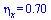 eta[x] = .70