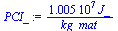 `+`(`/`(`*`(0.1005e8, `*`(J_)), `*`(kg_mat)))