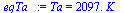Ta = `+`(`*`(2097., `*`(K_)))