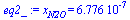 x[N2O] = 0.6776e-6