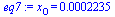 x[O] = 0.2235e-3