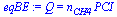 Q = `*`(n[CH4], `*`(PCI))