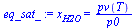 x[H2O] = `/`(`*`(pv(T)), `*`(p0))