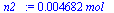 `+`(`*`(0.4682e-2, `*`(mol_)))