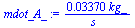 `+`(`/`(`*`(0.3370e-1, `*`(kg_)), `*`(s_)))