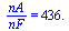 `/`(`*`(nA), `*`(nF)) = 436.