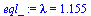 lambda = 1.155