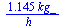 `+`(`/`(`*`(1.145, `*`(kg_)), `*`(h_)))