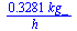 `+`(`/`(`*`(.3281, `*`(kg_)), `*`(h_)))